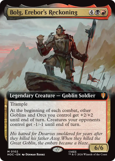 Bolg, Erebor's Reckoning (Extended Art)