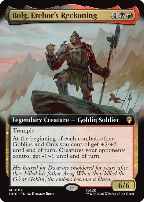 Bolg, Erebor's Reckoning (Extended Art)