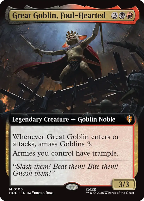 Great Goblin, Foul-Hearted (Extended Art)
