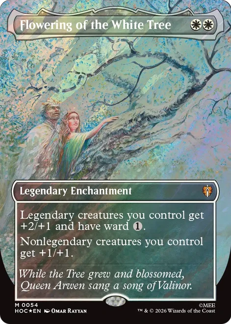 Flowering of the White Tree (Borderless Art Surge Foil)
