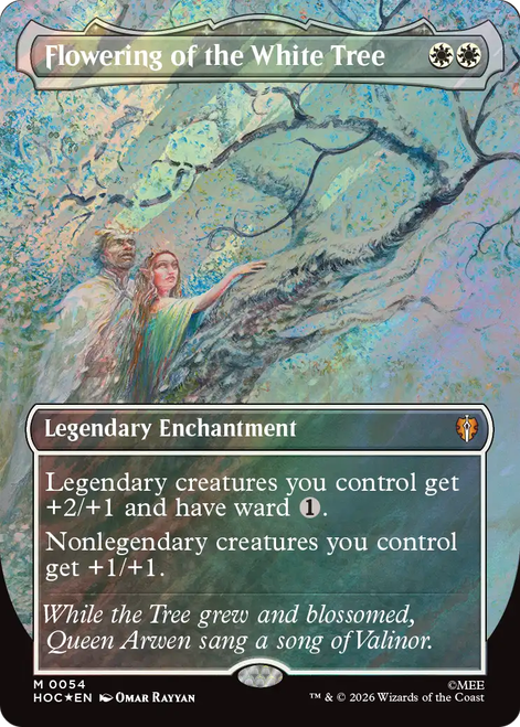 Flowering of the White Tree (Borderless Art Surge Foil)