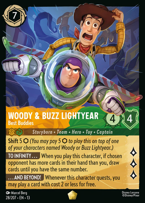 Woody & Buzz Lightyear - Best Buddies (Foil)