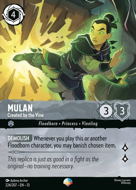 Mulan - Created by the Vine (Epic Rare)