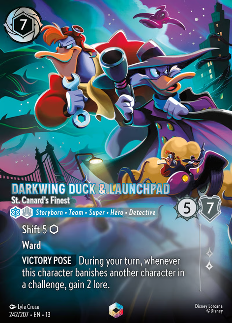 Darkwing Duck & Launchpad - St. Canard's Finest (Enchanted Rare)