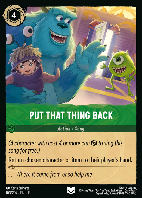 Put That Thing Back (Foil)