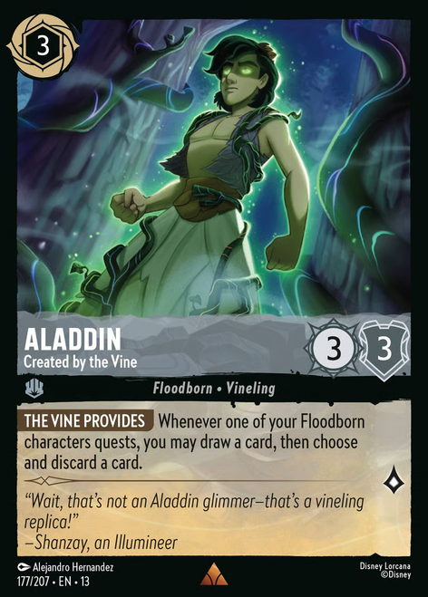 Aladdin - Created by the Vine (Foil)