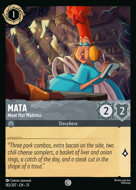 Mata - Meat Hut Waitress (Foil)