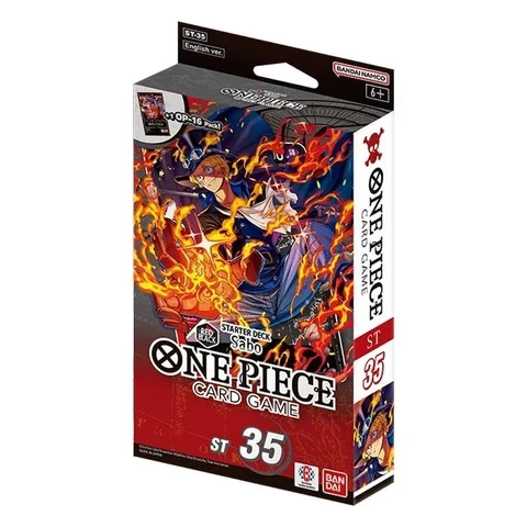 One Piece Card Game: Starter Deck - Red/Black Sabo (ST-35)