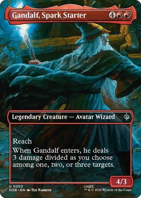 Gandalf, Spark Starter (Borderless Scene Foil)