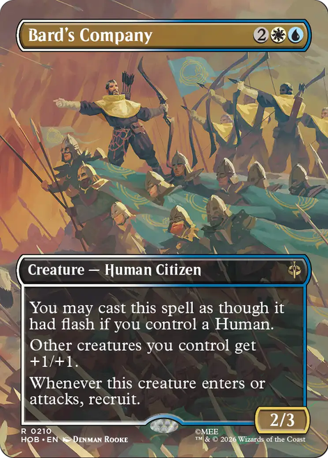 Bard's Company (Borderless Scene Foil)