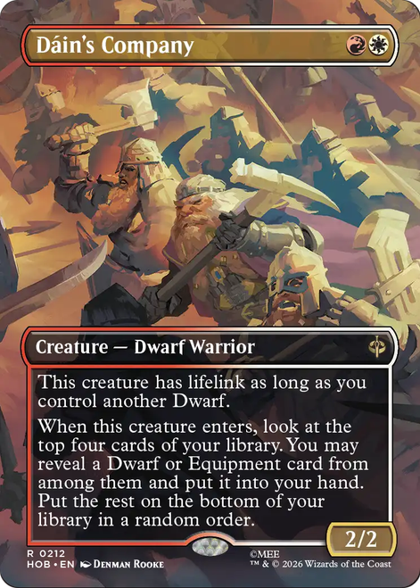 Dáin's Company (Borderless Scene Foil)