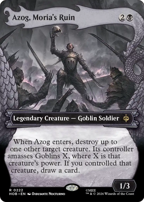 Azog, Moria's Ruin (Dragon Hoard Frame Foil)