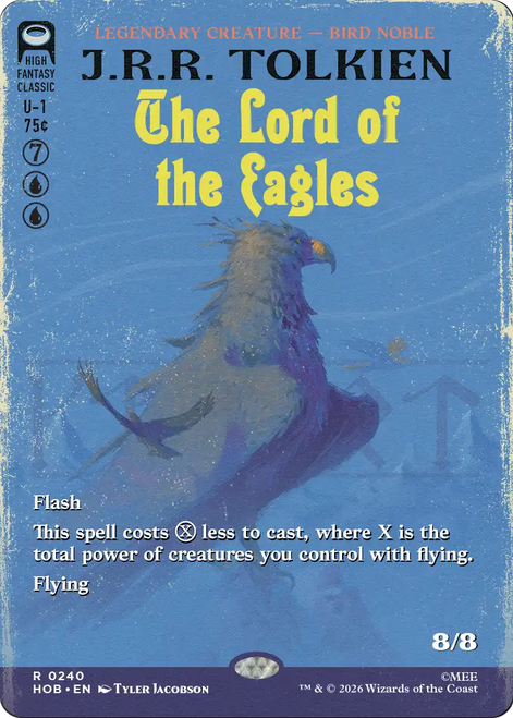 The Lord of the Eagles (Borderless Book Cover Foil)