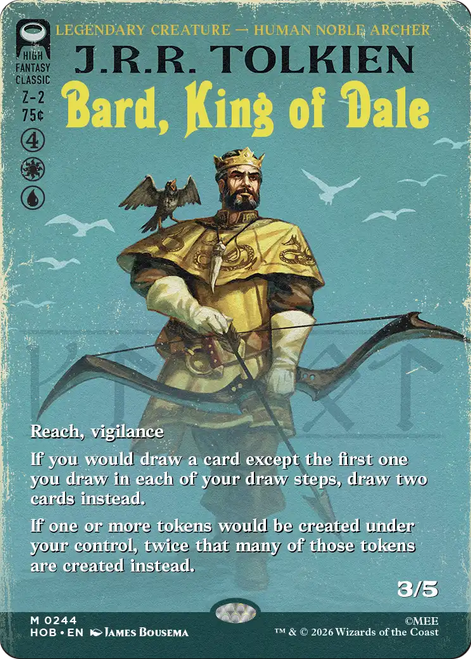 Bard, King of Dale (Borderless Book Cover Foil)