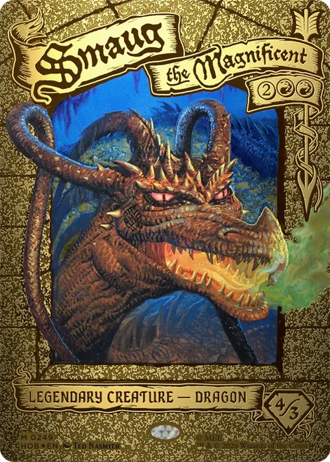Smaug the Magnificent (Gleaming Gold Foil)