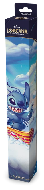 Disney Lorcana: Hyperia City Playmat – Stitch and Angel