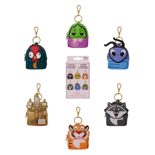 Disney: Disney Princess Sidekicks Cosplay Mystery Box Mini Backpack Keychain Charm