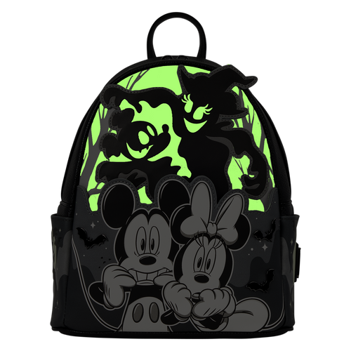 Disney: Mickey & Minnie Ghost Light-Up Glow Mini Backpack