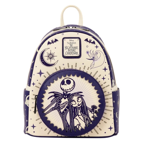 Disney: The Nightmare Before Christmas Jack Skellington & Sally Night Sky Mini Backpack
