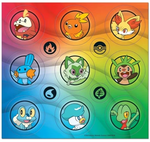 Pokemon First Partner Series 3 Sticker Sheet