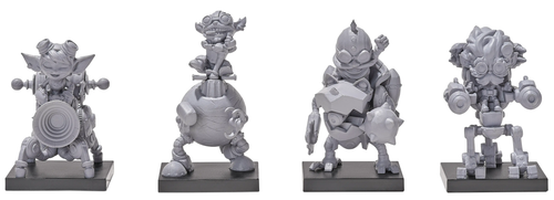 Mechs vs. Minions: Unpainted Mechs Set