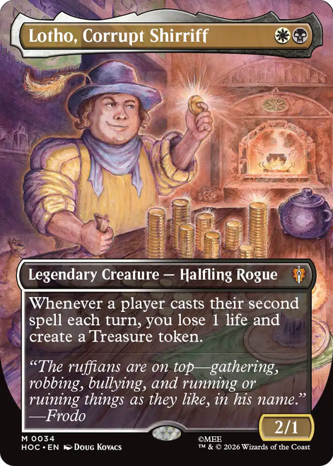 Lotho, Corrupt Shirriff (Borderless Art Foil)