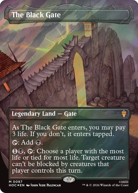 The Black Gate (Borderless Art Surge Foil)