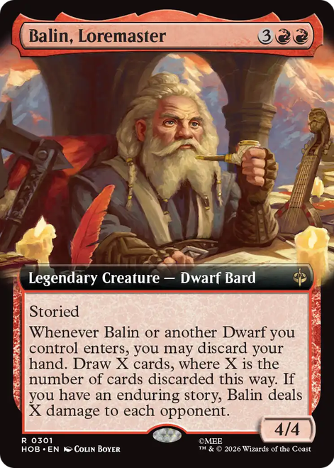 Balin, Loremaster (Extended Art Foil)