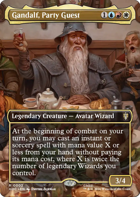 Gandalf, Party Guest (Borderless Scene Foil)