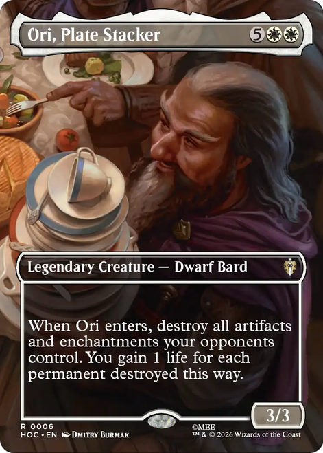 Ori, Plate Stacker (Borderless Scene Foil)