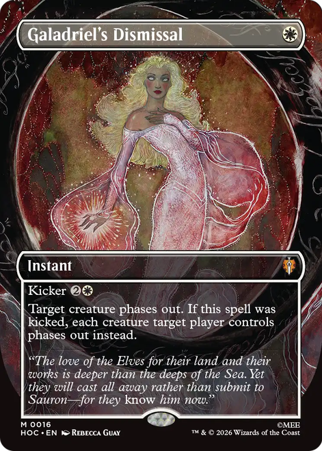 Galadriels Dismissal (Borderless Art Foil)