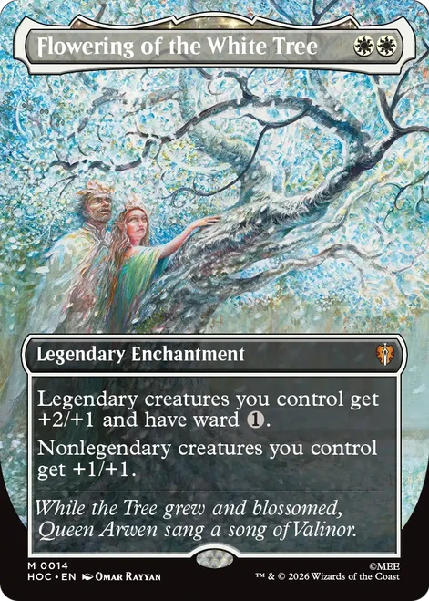 Flowering of the White Tree (Borderless Foil)