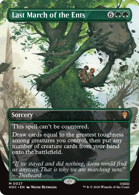 Last March of the Ents (Borderless Foil)