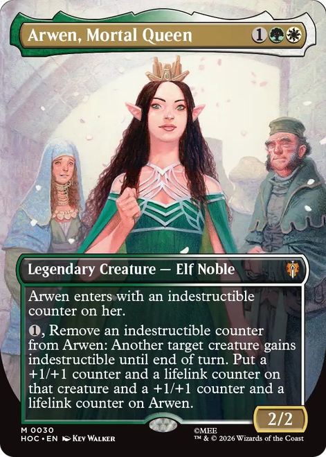 Arwen, Mortal Queen (Borderless Foil)