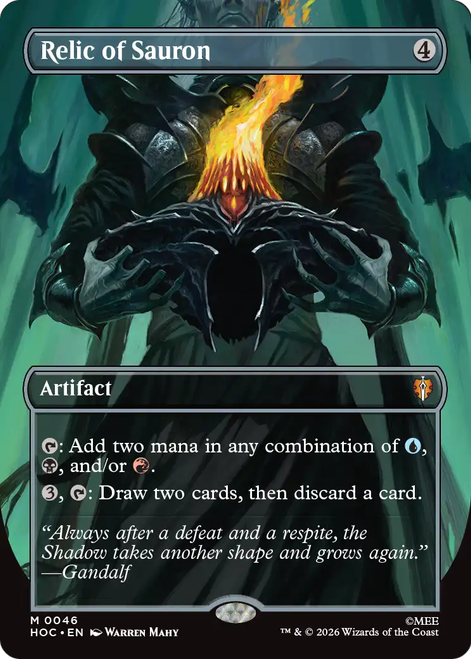 Relic of Sauron (Borderless Foil)