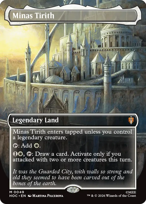 Minas Tirith  (Borderless Foil)