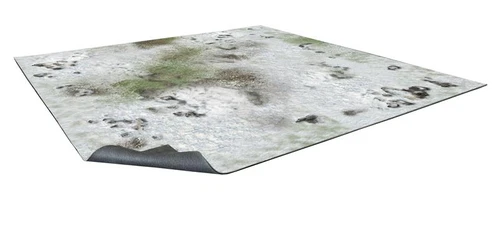 Modular Terrain: Fantasy Wargame - Winter Snowscape Gaming Mat (Large)