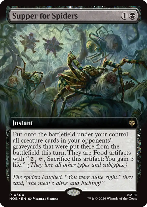 Supper for Spiders (Extended Art Foil)