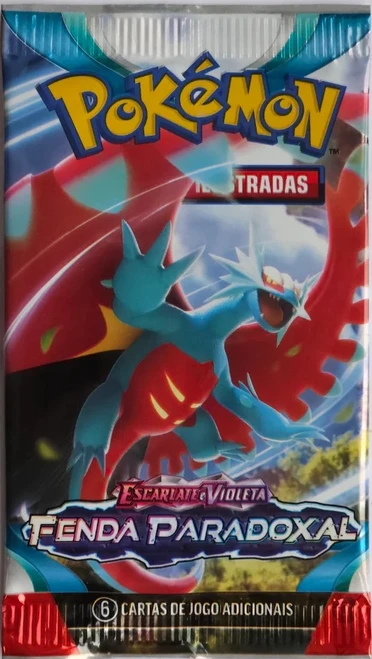 Scarlet and Violet Paradox Rift 6 Card Booster Pack (PORTUGUESE)