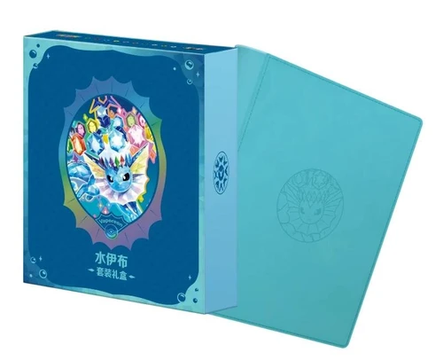 (SIMPLIFIED CHINESE) Pokemon Terastal Gathering Binder Gift Set - Vaporeon