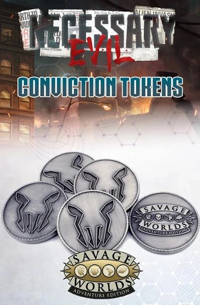 Savage Worlds AE: Necessary Evil - Conviction Tokens