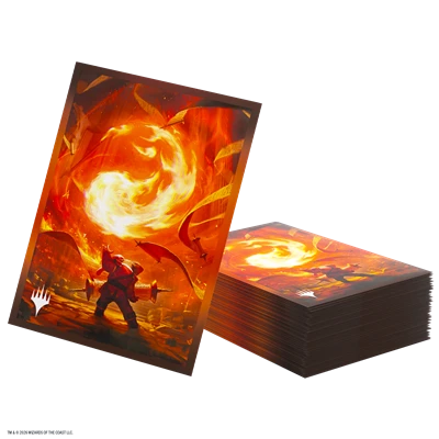 MTG Secrets of Strixhaven Premium Art Sleeves - Mountain