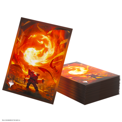 MTG Secrets of Strixhaven Premium Art Sleeves - Mountain
