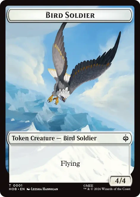 The Hobbit - Bird Soldier Token