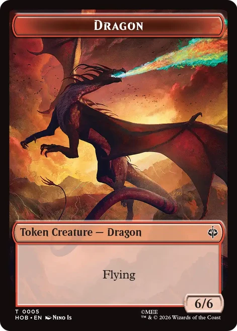 The Hobbit - Dragon Token (Foil)