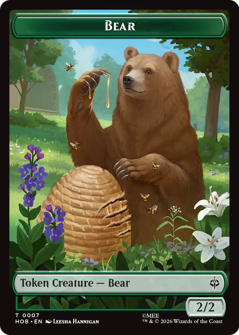 The Hobbit - Bear Token (Foil)