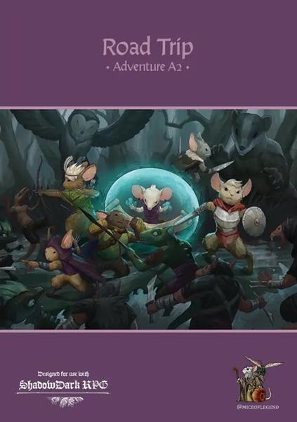 Mice of Legend: Shadowdark - Adventure A2, Road Trip