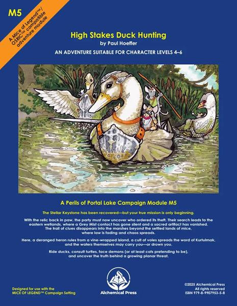 Mice of Legend: OSR - Module M5, High Stakes Duck Hunting