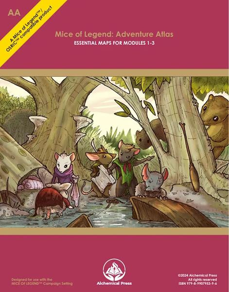 Mice of Legend: OSR - Adventure Atlas, Modules M1-M3
