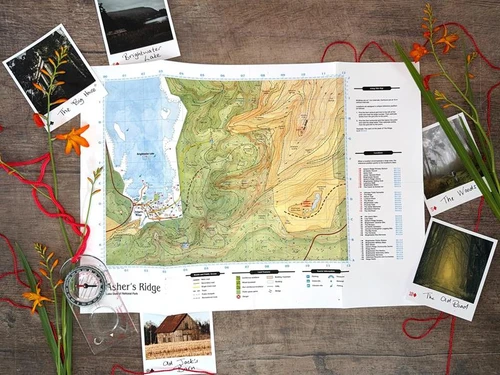 Asher's Ridge: Topographical Map